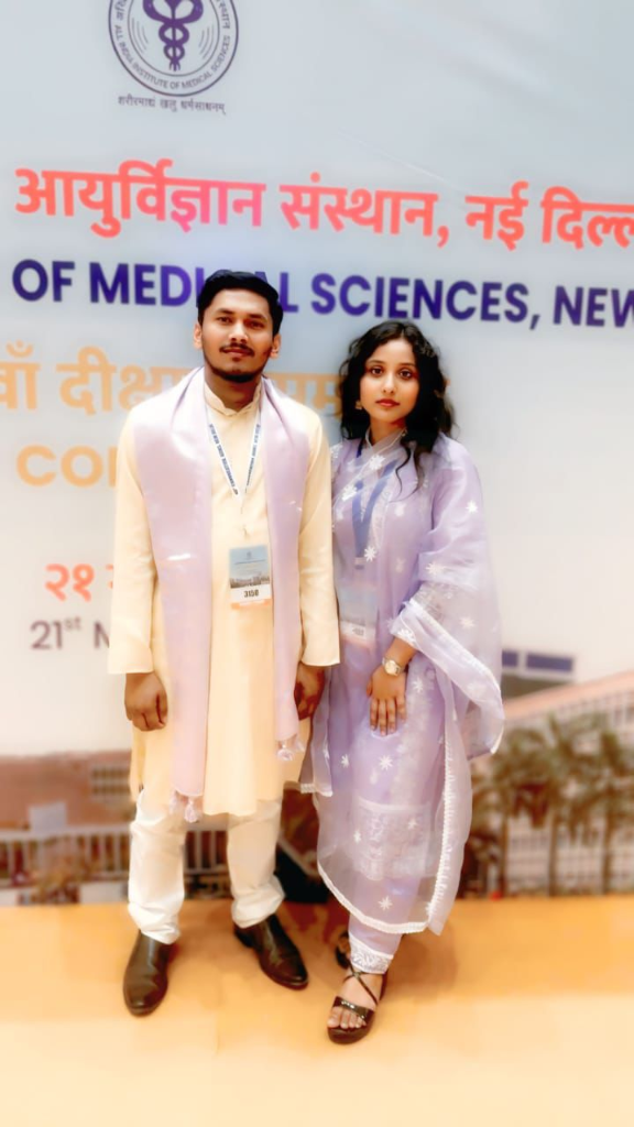 At AIIMS Convocation